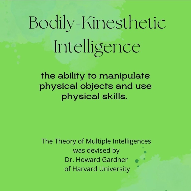 Bodily-Kinesthetic Intelligence 